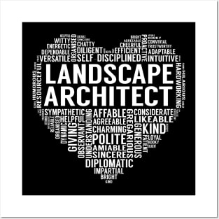 Landscape Architect Heart Posters and Art